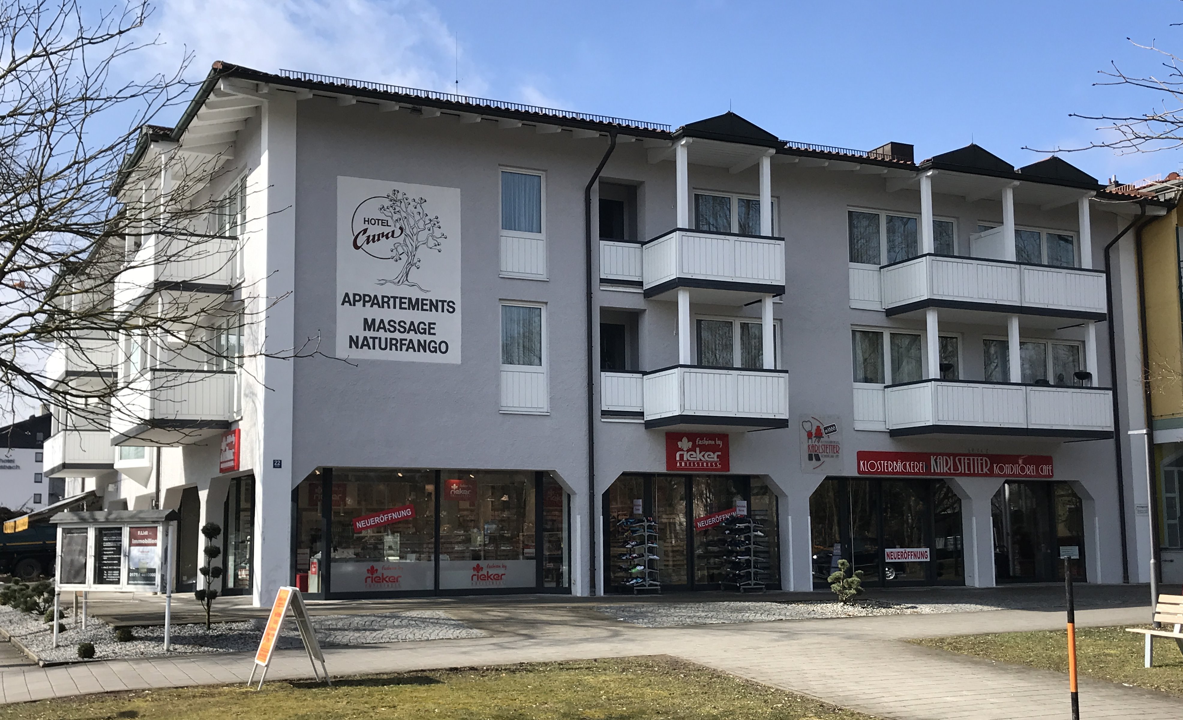 Appartementhotel Cura Vor Der Europatherme Und In Der Kurallee
